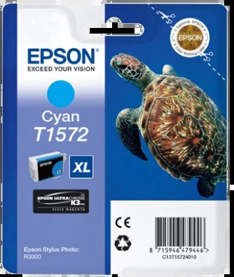 Epson T1572 Cyan Cartucho de Tinta Original - C13T15724010
