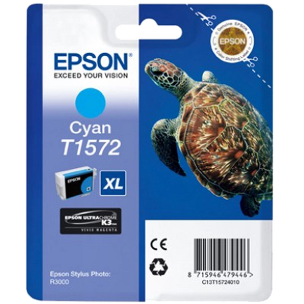 Epson T1572 Cyan Cartucho de Tinta Original - C13T15724010