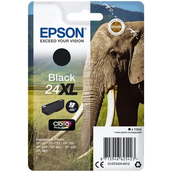 Epson T2431 (24XL) Negro Cartucho de Tinta Original - C13T24314012