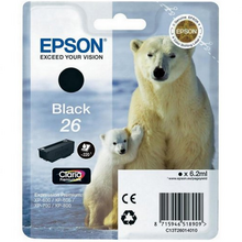 Epson T2601 (26) Negro Cartucho de Tinta Original - C13T26014012
