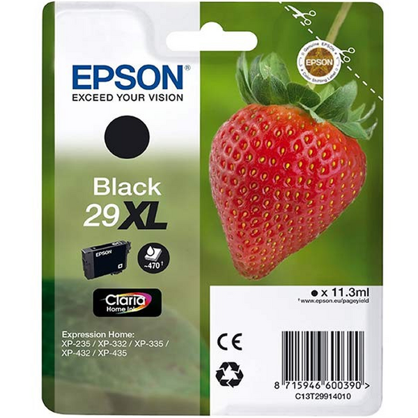 Epson T2991 (29XL) Negro Cartucho de Tinta Original - C13T29914012