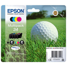 Epson T3466 Pack de 4 Cartuchos de Tinta Originales - C13T34664010