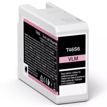 Compatible Epson T46S6 Magenta Light Vivido Cartucho de Tinta Pigmentada - Reemplaza C13T46S600