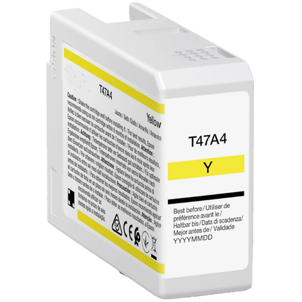 Compatible Epson T47A4 Amarillo Cartucho de Tinta Pigmentada - Reemplaza C13T47A400