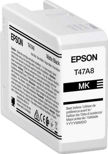 Epson T47A8 Negro Mate Cartucho de Tinta Original - C13T47A800