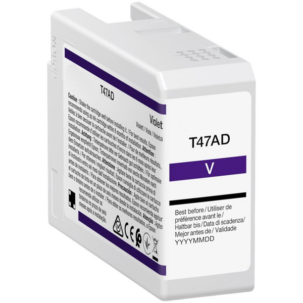 Compatible Epson T47AD Violeta Cartucho de Tinta Pigmentada - Reemplaza C13T47AD00