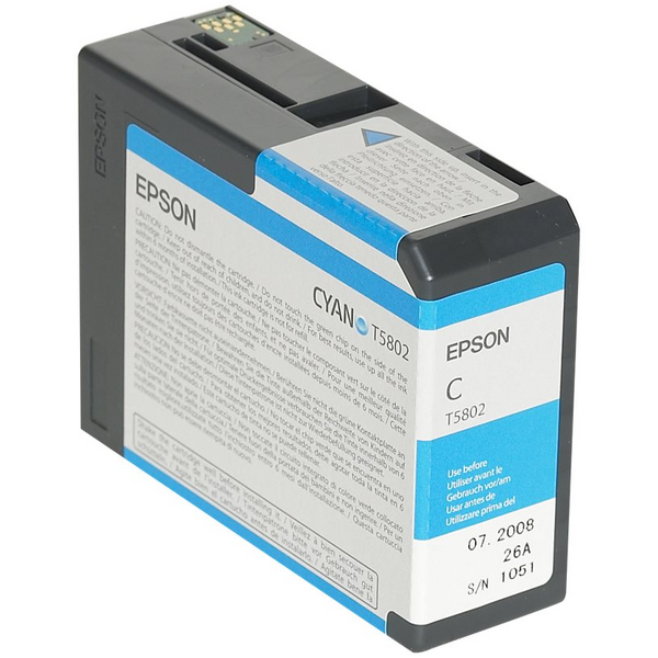 Epson T5802 Cyan Cartucho de Tinta Original - C13T580200