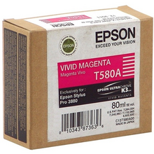 Epson T580A Magenta Vivido Cartucho de Tinta Original - C13T580A00