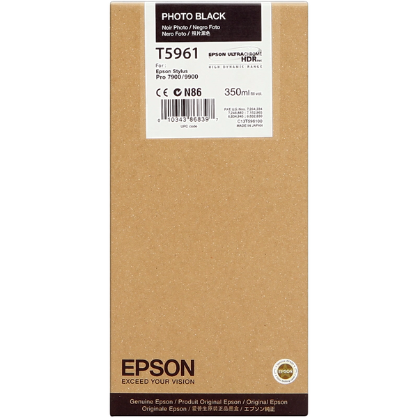 Epson T5961 Negro Photo Cartucho de Tinta Original - C13T596100