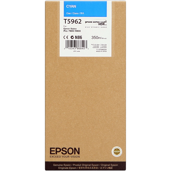 Epson T5962 Cyan Cartucho de Tinta Original - C13T596200