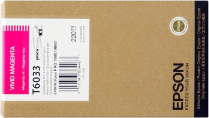 Epson T6033 Magenta Cartucho de Tinta Original - C13T603300
