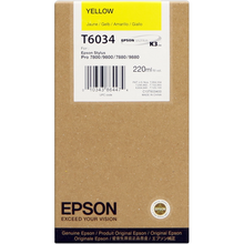 Epson T6034 Amarillo Cartucho de Tinta Original - C13T603400