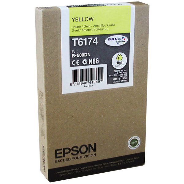 Epson T6174 Amarillo Cartucho de Tinta Original - C13T617400