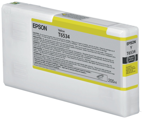 Epson T6534 Amarillo Cartucho de Tinta Original - C13T653400