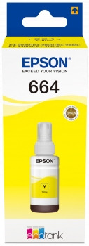 Epson T6644 Amarillo - Botella de Tinta Original C13T664440