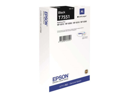 Epson T7551 Negro Cartucho de Tinta Original - C13T755140/C13T75514N