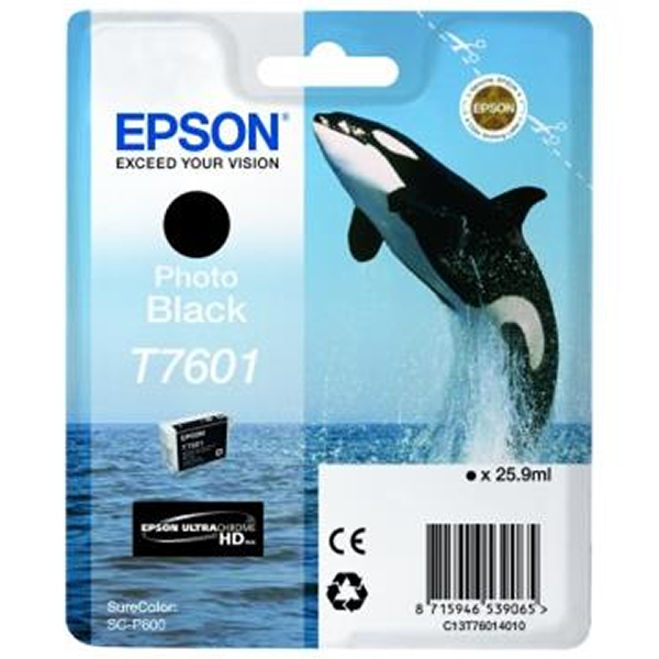 Epson T7601 Negro Photo Cartucho de Tinta Original - C13T76014010