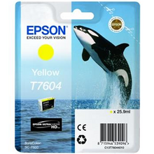 Epson T7604 Amarillo Cartucho de Tinta Original - C13T76044010