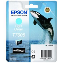 Epson T7605 Cyan Light Cartucho de Tinta Original - C13T76054010