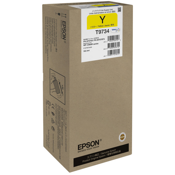 Epson T9734 Amarillo Cartucho de Tinta Original - C13T973400