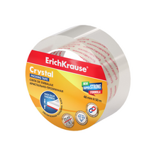 Erichkrause Cinta Precinto Crystal 48mmx50m - Resistente y Duradera - Transparente