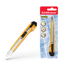 Erichkrause Cuter con Fijador Automatico Universal - Sistema de Retencion de Cuchilla Autobloqueo - Partidor Incorporado - Cuchi