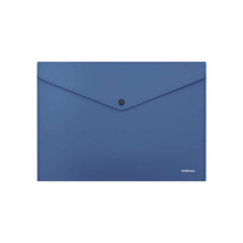 Erichkrause Fizzy Classic Sobre Portadocumentos ÃÂ4 - Fabricado en Plastico Opaco - Textura Rugosa - Color Azul