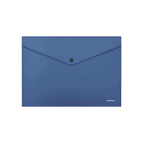 Erichkrause Fizzy Classic Sobre Portadocumentos ÃÂ4 - Fabricado en Plastico Opaco - Textura Rugosa - Color Azul