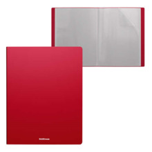 Erichkrause Matt Classic Carpeta con 20 Fundas - TamaÃ±o A4 - Color Rojo