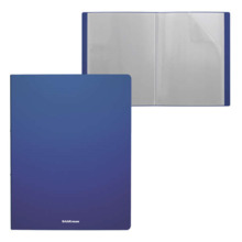 Erichkrause Matt Classic Carpeta con 30 Fundas - TamaÃ±o A4 - Color Azul