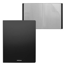 Erichkrause Matt Classic Carpeta con 30 Fundas - TamaÃ±o A4 - Color Negro