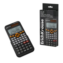 ErichKrause SC-222 Classic Calculadora Cientifica con Pantalla LCD de 10 Digitos - 240 Funciones Integradas - Alimentacion Solar