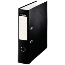 Esselte Archivador de Palanca - Formato Folio - Lomo 75mm - Capacidad para 500 Hojas - Color Negro