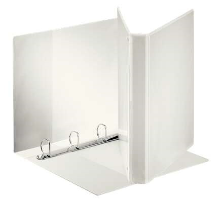 Esselte Canguro Plus Carpeta Canguro A4 de 4 Anillas de 25mm - Capacidad para 230 Hojas A4 (80 g/m²) - Color Blanco