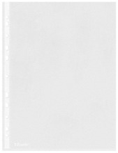 Esselte Eco Pack de 100 Fundas Multitaladro Portadocumentos A4 - Lamina de PP Reciclable Transparente de 0,05mm - Acabado Piel d