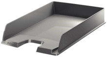 Esselte Europost Bandeja Portadocumentos -  Formato Vertical - A4 - Espacio para Etiqueta Identificativa - Color Gris