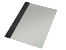 Esselte Fastener Dossiers PVC Folio - 150 Micras - PVC Rigido - Mecanismo Metalico - Negro