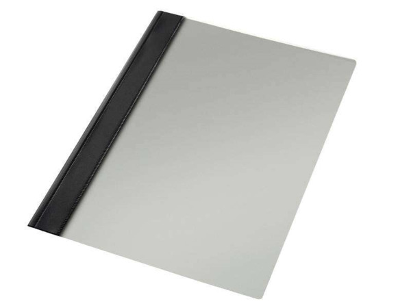 Esselte Fastener Dossiers PVC Folio - 150 Micras - PVC Rigido - Mecanismo Metalico - Negro