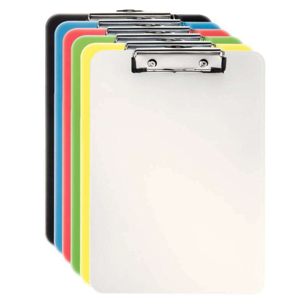 Esselte Vivida Carpeta con Pinza Metalica A4 - Capacidad para 80 Hojas - Resistente Poliestireno Opaco - Gancho para Colgar - C