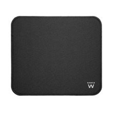 Ewent Alfombrilla para Raton - Superficie de Poliester - Base de Goma Antideslizante - 250x220x6mm - Color Negro