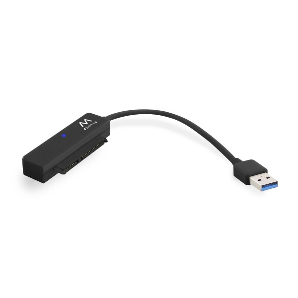 Ewent Cable Adaptador SATA a USB-C - USB-C 3.1 Gen1 - SSD/HDD de 2.5" - ABS de Alta Resistencia - Indicador LED - Color Negro