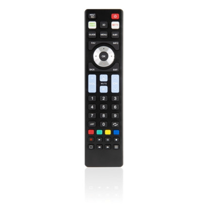 Ewent Control Remoto Smart TV - Televisores LG, Samsung, Sony, Panasonic, Philips - Color Negro