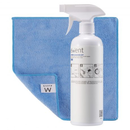 Ewent Kit Spray Limpiador Pantallas 500ml + Paño Microfibra