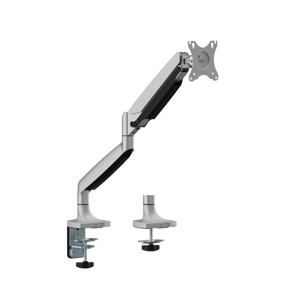 Ewent Soporte de Mesa con Brazo Articulado para Monitor hasta 45" - Giratorio e Inclinable - Gestion de Cables - Peso Maximo 15k