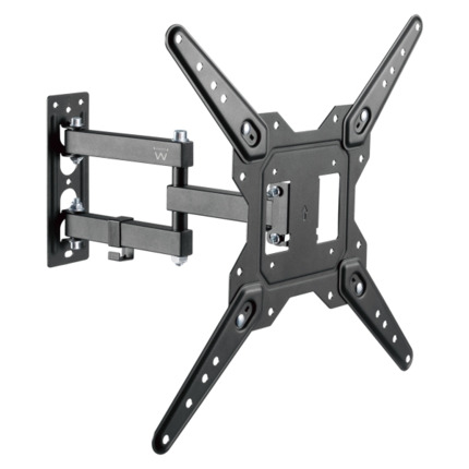 Ewent Soporte de Pared para TV de 23" hasta 55"- Movimiento Completo- 3 Pivotes- VESA Maximo 400x400 Color Negro