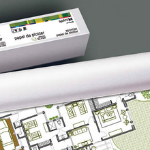 Fabrisa Plus Bobina de Papel para Plotter 90gr - Medidas 610mm x 50m