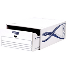 Fellowes Bankers Box Basic Pack de 5 Cajones Archivadores - Carton Reciclado Certificacion FSC