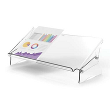 Fellowes Clarity Soporte y Atril de Documentos - Espacio Interior para Complementos - Formatos de Papel A4, A3 - Hasta 6kg - Col