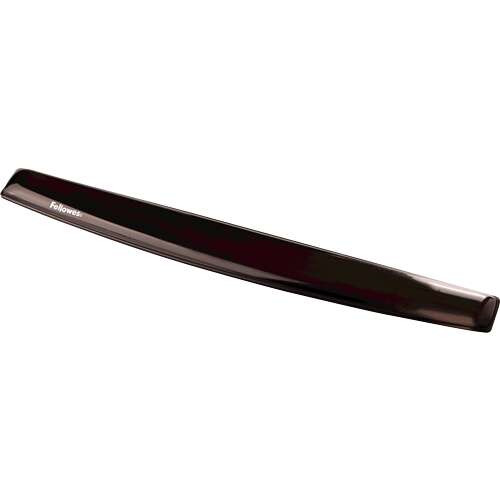Fellowes Crystal ReposamuÃ±ecas de Gel para Teclado - Resistente a las Manchas - Base Antideslizante - Color Negro