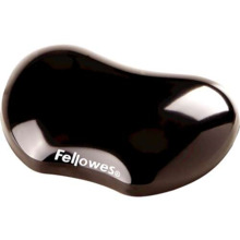 Fellowes Crystal ReposamuÃ±ecas Flexible de Gel - Resistente a las Manchas - Color Negro